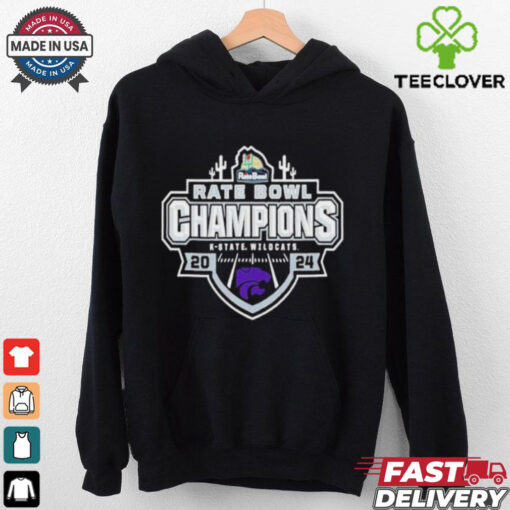 K State Wildcats Rate Bowl Champions 2024 Champ Logo NCAAF Bowl Games T Shirts
