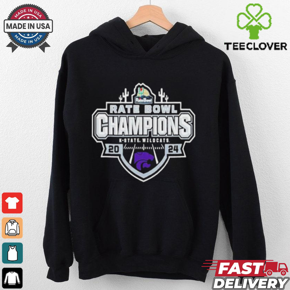 K State Wildcats Rate Bowl Champions 2024 Champ Logo NCAAF Bowl Games T Shirts K State Wildcats Rate Bowl Champions 2024 Champ Logo NCAAF Bowl Games T Shirts