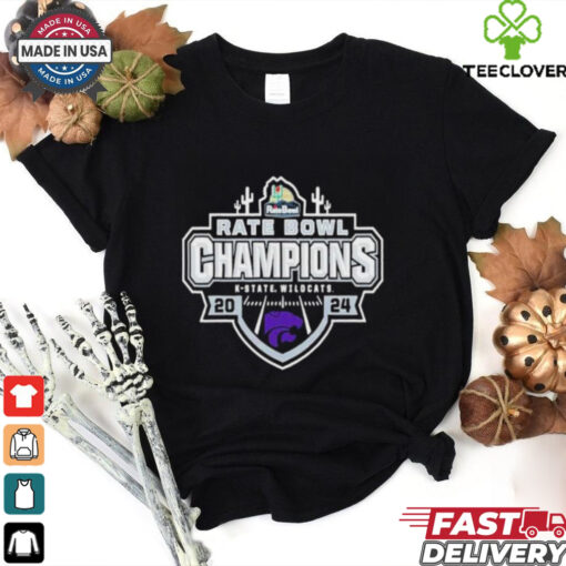 K State Wildcats Rate Bowl Champions 2024 Champ Logo NCAAF Bowl Games T Shirts