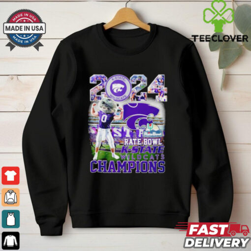 K State Wildcats Rate Bowl Champions 2024 mascot shirt