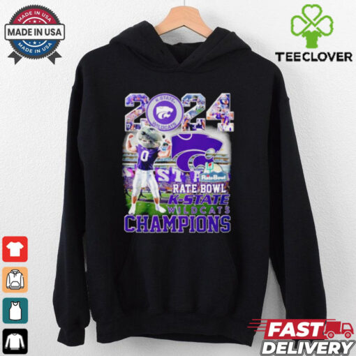 K State Wildcats Rate Bowl Champions 2024 mascot shirt