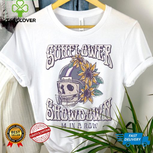 K State Wildcats Sunflower Showdown 14 In A Row Shirt