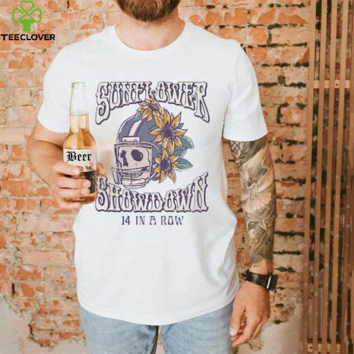 K State Wildcats Sunflower Showdown 14 In A Row Shirt