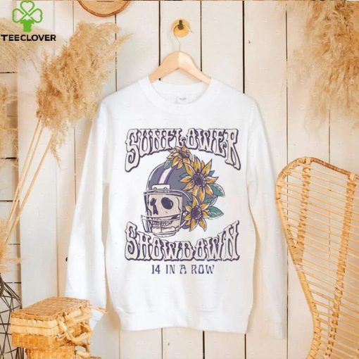 K State Wildcats Sunflower Showdown 14 In A Row Shirt