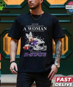 K State Wildcats x Minnie Mouse Never Underestimate A Woman Who Understands Football And Loves Shirt