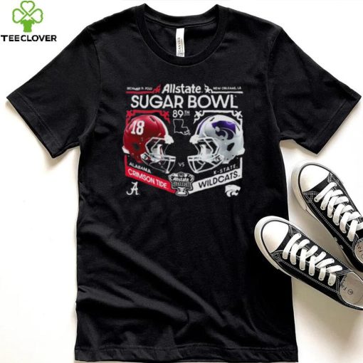 K State vs Alabama Allstate Sugar Bowl 2022 Vintage Helmet Matchup Shirt