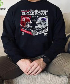 K State vs Alabama Allstate Sugar Bowl 2022 Vintage Helmet Matchup Shirt