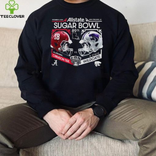 K State vs Alabama Allstate Sugar Bowl 2022 Vintage Helmet Matchup Shirt