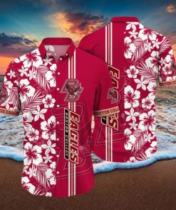 Boston College Eagles NCAA Hawaiian Shirt Beach Seasontime Aloha Shirt