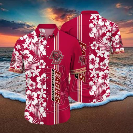 Boston College Eagles NCAA Hawaiian Shirt Beach Seasontime Aloha Shirt