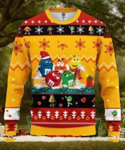 Mm Chocolate Yellow Ugly Sweater Christmas Party