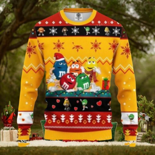 Mm Chocolate Yellow Ugly Sweater Christmas Party