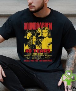 Soundgarden 40 Years 1984 2024 Thank You For The Memories T Shirt 3 Soundgarden 40 Years 1984 2024 Thank You For The Memories T Shirt