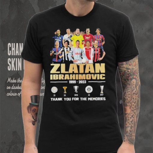 Zlatan Ibrahimovic 1999 – 2023 Thank You For The Memories T Shirt