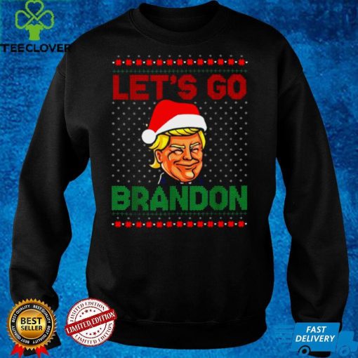 Santa Donald Trump Let’s Go Brandon Ugly Christmas Shirt