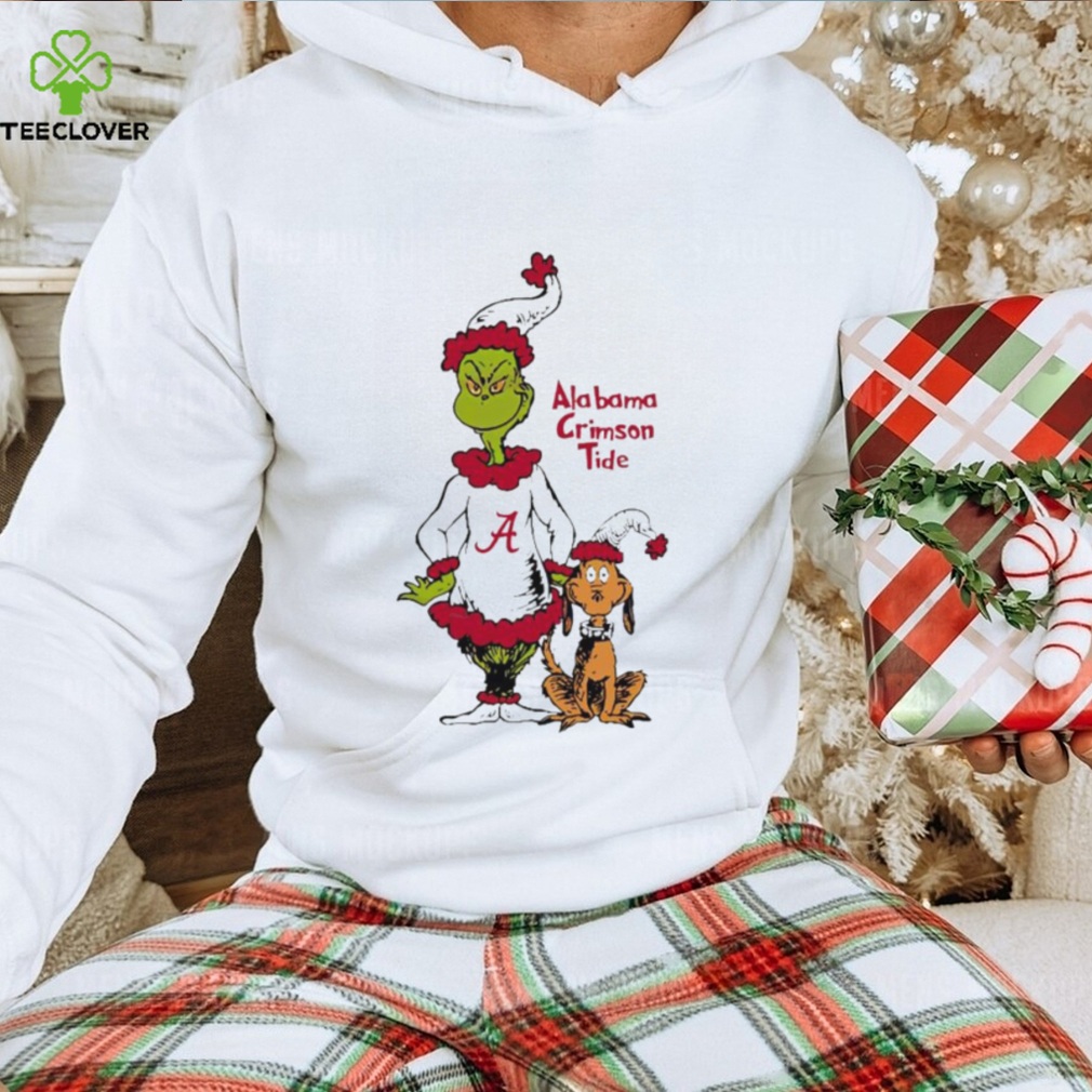 Alabama Crimson Tide Grinch and Max NCAA Christmas shirt Alabama Crimson Tide Grinch and Max NCAA Christmas shirt