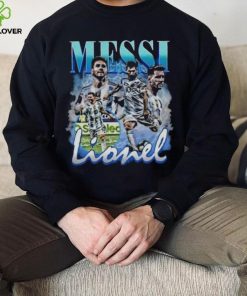 Lionel Messi Vintage Bootleg Champions World Cup 2022 Football Shirt