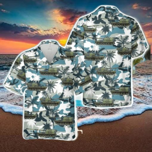 K9FIN Moukari Finnish Army Tank Hawaiian Shirt Summer Holiday Gift