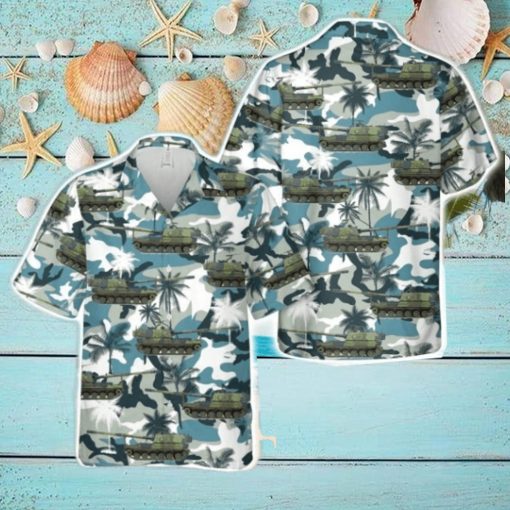 K9FIN Moukari Finnish Army Tank Hawaiian Shirt Summer Holiday Gift