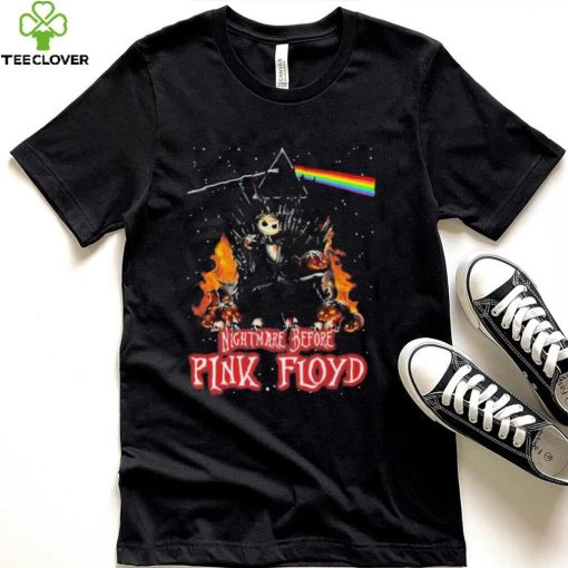 Jack Skellington Iron Throne Nightmare Before Pink Floyd Halloween T Shirt2