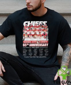 KC Chiefs 65th Anniversary 1959 2024 Shirt