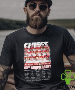 KC Chiefs 65th Anniversary 1959 2024 Shirt