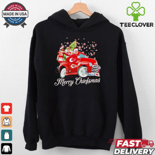 KC Chiefs the 12 days of Chiefsmas and a SB victory Christmas shirt