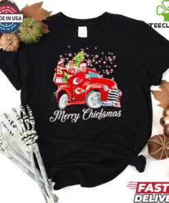 KC Chiefs the 12 days of Chiefsmas and a SB victory Christmas shirt