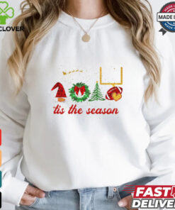 KC Football Christmas FAUX Sequin Glitter 'Tis the Season Kansas City Shirt