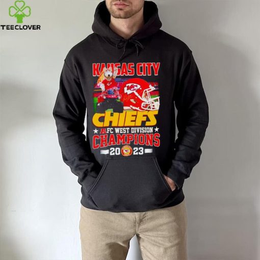 KC Wolf mascot Kansas City Chiefs AFC West Division Champions 2023 hoodie, sweater, longsleeve, shirt v-neck, t-shirt