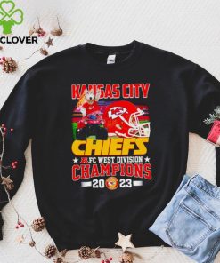 KC Wolf mascot Kansas City Chiefs AFC West Division Champions 2023 hoodie, sweater, longsleeve, shirt v-neck, t-shirt