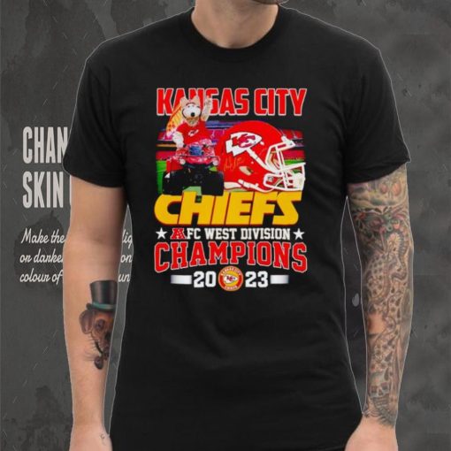 KC Wolf mascot Kansas City Chiefs AFC West Division Champions 2023 hoodie, sweater, longsleeve, shirt v-neck, t-shirt