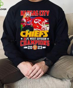 KC Wolf mascot Kansas City Chiefs AFC West Division Champions 2023 hoodie, sweater, longsleeve, shirt v-neck, t-shirt