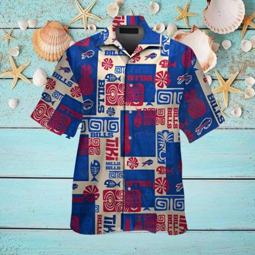 Buffalo Bills Hawaiian Shirt Fish Pineapple Flower Buffalo Bills Gift