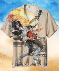 KISS Band Sock Me Short Sleeve Hawaiian Shirt