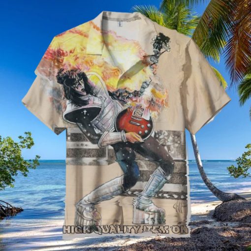 KISS Band Sock Me Short Sleeve Hawaiian Shirt