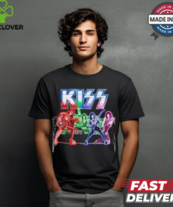 KISS Band – End Of The Road World Tour 2D T Shirt