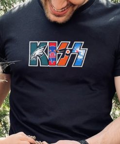 KISS Logo with Philadelphia Sports Team Logos Shirt