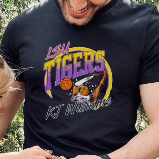 KJ Williams LSU Tigers dunk shirt