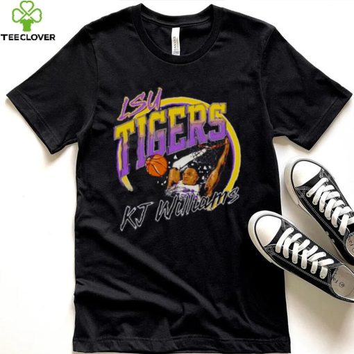 KJ Williams LSU Tigers dunk shirt