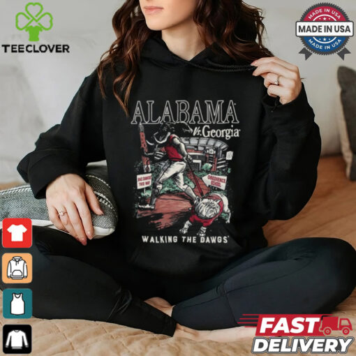 Alabama vs Georgia Gameday 2024 Walking The Dawgs T Shirt