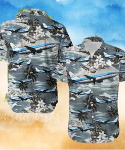 KLM Royal Dutch Airlines Boeing 737 306 Hawaiian Shirt