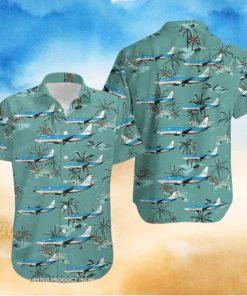 KLM Royal Dutch Airlines Boeing 737 406 Hawaiian Shirt