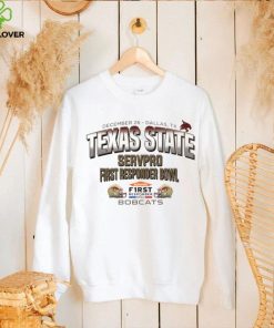 Texas State Bobcats 2023 Servpro First Responder Bowl Bound logo t hoodie, sweater, longsleeve, shirt v-neck, t-shirt