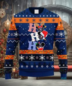 MLB Houston Astros HoHoHo Mickey Christmas Ugly 3D Sweater For Men And Women Gift Ugly Christmas