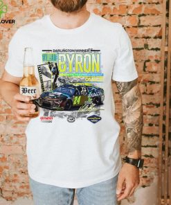 William Byron Checkered Flag Sports 2023 Goodyear 400 Race Winner signature shirt