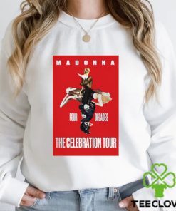 Madonna poster 2023 four decades the celebration world tour hoodie, sweater, longsleeve, shirt v-neck, t-shirt