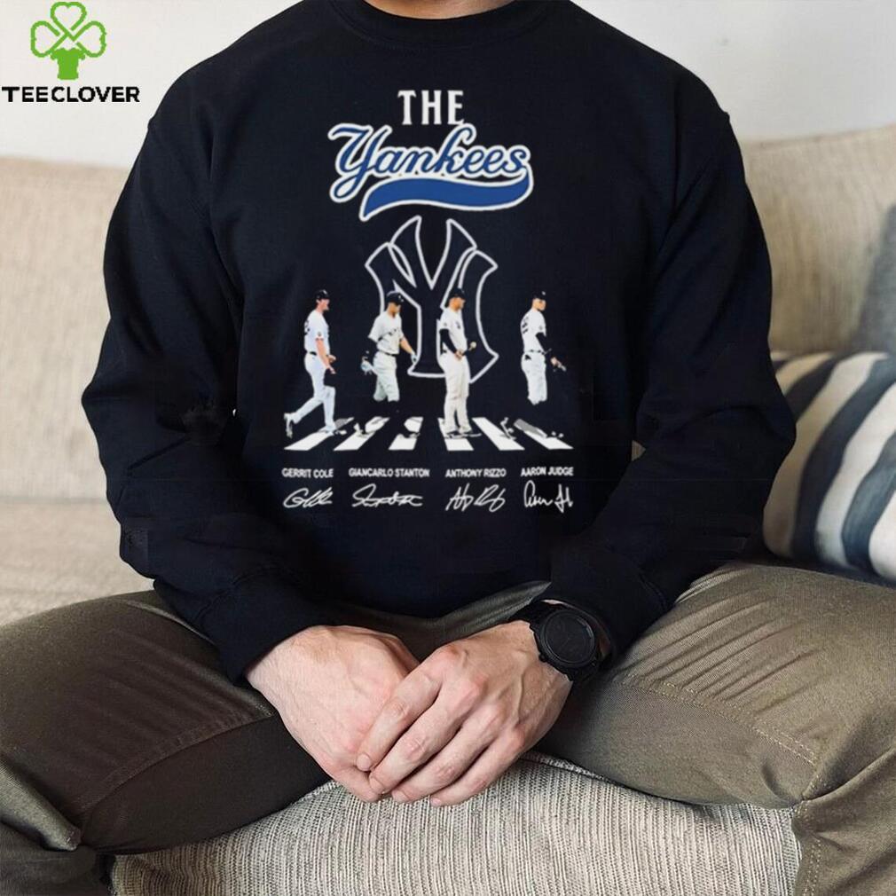 The Yankees Gerrit Cole Giancarlo Stanton Anthony Rizzo Aaron Judge  Signature Shirt - Limotees