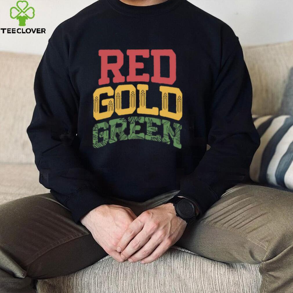 Kabaka Pyramid Red Gold & Green Text Shirt
