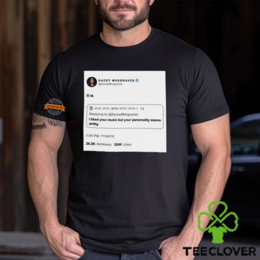 Kacey Musgraves Made One Of Her Epic Clap Backs Into A T Shirt